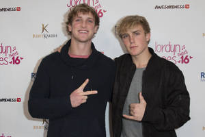Logan Paul With His Brother Wallpaper