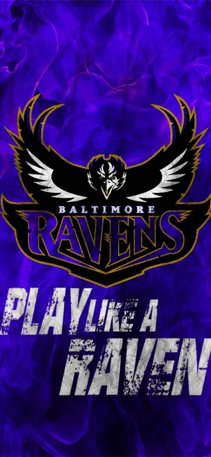 Logo Of Baltimore Ravens Football Team Wallpaper
