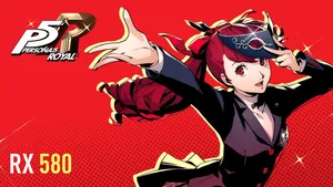 Logo Of The Action Role-playing Video Game, Persona 5. Wallpaper