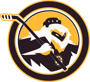 Logo Of The Boston Bruins Ice Hockey Team Wallpaper