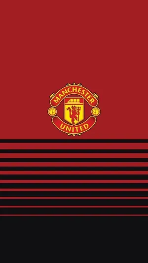 Logo On Top Manchester United Mobile Wallpaper