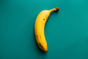 Lone Banana Fruit Wallpaper