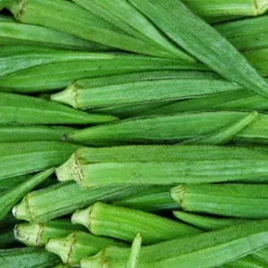 Long Okra Vegetables Wallpaper
