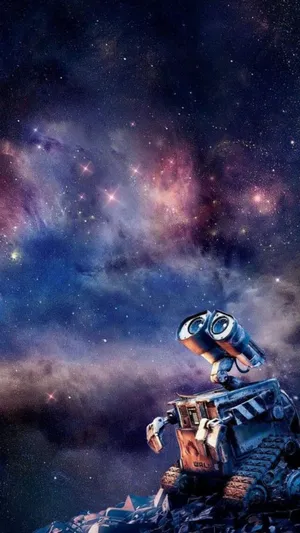 Longing Wall E Iphone Galaxy Stars Wallpaper