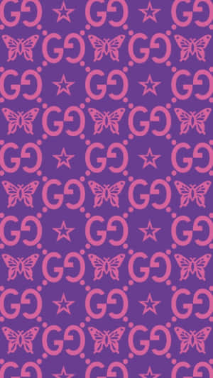 Look As Luxurious As Ever In A Stylish Purple Gucci Dress. Wallpaper