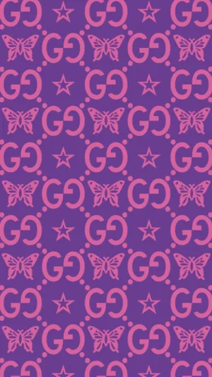 Look As Luxurious As Ever In A Stylish Purple Gucci Dress. Wallpaper