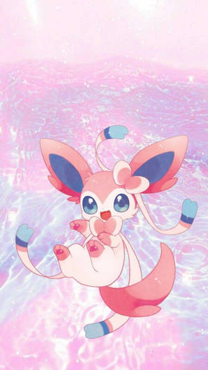 Look At The Amazing Beauty Of This Sylveon Pokemon! Wallpaper