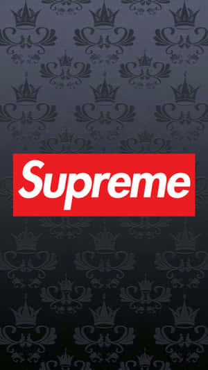 Look Cool And Trendy With A Supreme Iphone Wallpaper
