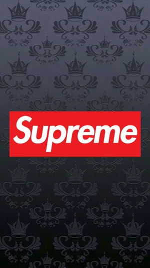 Look Cool And Trendy With A Supreme Iphone Wallpaper
