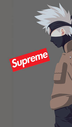 Look Down Kakashi Hatake Supreme Wallpaper