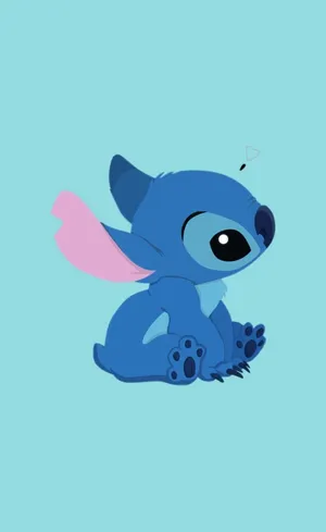 Look How Adorable Baby Stitch Looks! Wallpaper