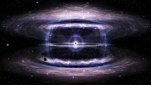 Look Into The Depths Of Dark Space Wallpaper