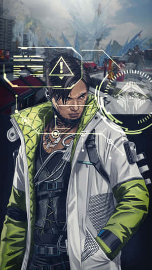Look No Further Than Crypto For Advanced Surveillance And Support In Apex Legends Wallpaper