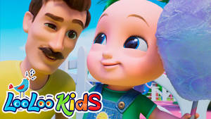 Looloo Kids Father And Son Wallpaper