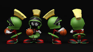 Looney Tunes 3d Marvin The Martian Wallpaper