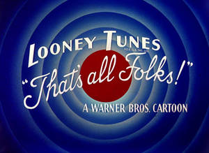 Looney Tunes That's All Folks Wallpaper