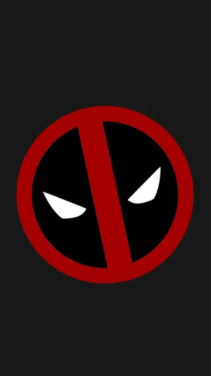 Lopsided Deadpool Logo Wallpaper