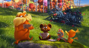 Lorax Characters Playing Cards Wallpaper