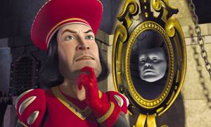 Lord Farquaad With Magic Mirror Wallpaper