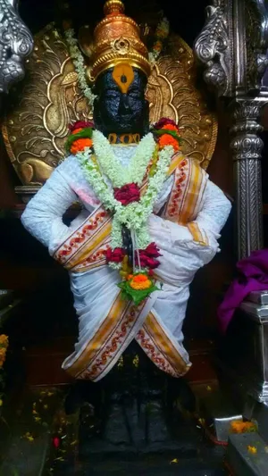 Lord Pandurang In White Garment Wallpaper