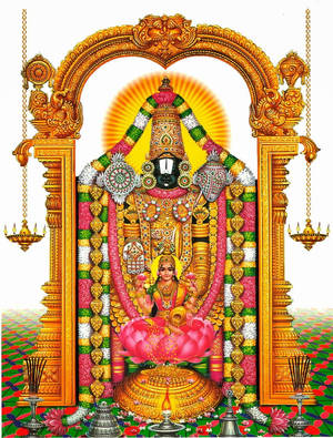 Lord Venkateswara 4k And Lakshmi Wallpaper