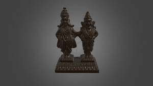 Lord Vitthal Pandurang And Rukmini Idol Statues Wallpaper