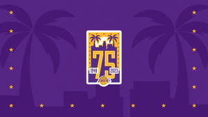 Los Angeles Lakers 75 Years Wallpaper