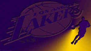 Los Angeles Lakers Silhouette Logo Wallpaper