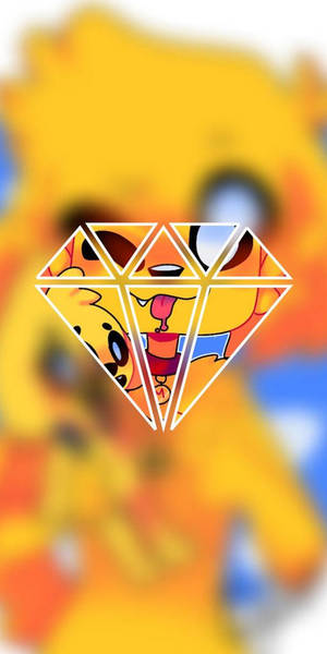 Los Compas Mikecraft Yellow Diamond Wallpaper