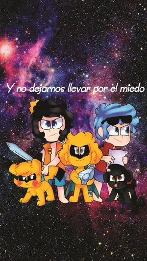 Los Compas Video Game Galaxy Wallpaper