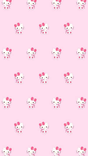 Lots Of Cute Pink Hello Kitty Wallpaper