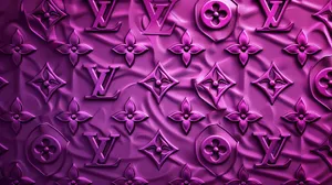 Louis Vuitton Purple Pattern Wallpaper