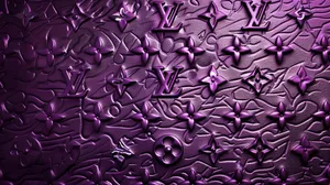 Louis Vuitton Purple Pattern Texture Wallpaper