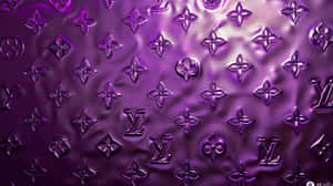 Louis Vuitton Purple Pattern Wallpaper Wallpaper