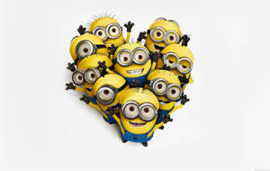 Love Cartoon Minions Wallpaper