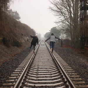 Love Cute Couple On The Trail Wallpaper