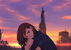 Love Failure Anime Girl Wallpaper