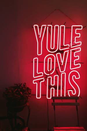 Love Neon Aesthetic Signage Wallpaper