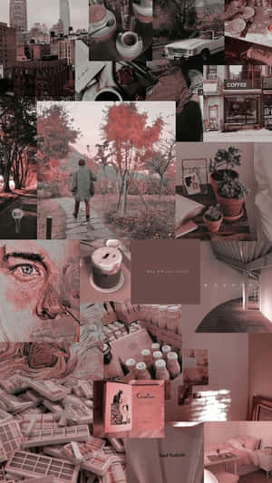 Love The Feeling Of Timeless Vintage Art? Get Creative With This Beautiful Vintage Collage Wallpaper. Wallpaper