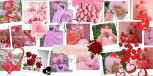 Lovecore Aesthetic Collage Wallpaper