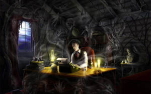 Lovecraft Writer Wallpaper