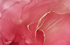 Lovely Pink Gold Marble Wallpaper