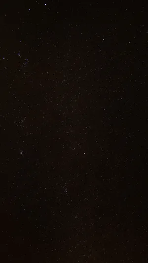 Low Angle Starry Sky Black Aesthetic Tumblr Iphone Wallpaper