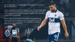 Lucas Cavallini Apology Statement Wallpaper