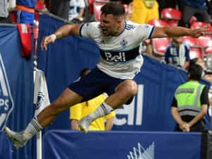 Lucas Cavallini Jumping Mid-air Wallpaper