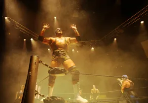 Luchador Dominancein Ring Wallpaper