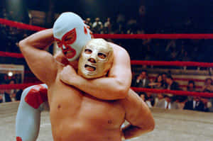 Luchadoresin Action Wrestling Match Wallpaper