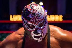 Luchadorin Mask Portrait Wallpaper