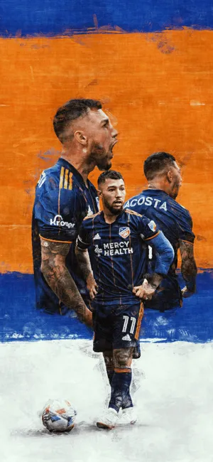 Luciano Acosta Stylized Poster Wallpaper