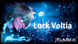 Luck Voltia Glitched Art Wallpaper